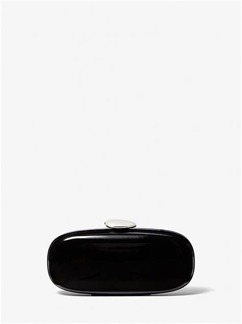 Tina Small Patent Leather Minaudière 